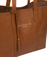 'Hedda' Tan Leather Tote Bag image 6