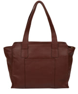 'Alexandra' Cognac Leather Handbag image 3