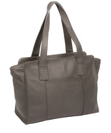 'Alexandra' Grey Leather Handbag image 3