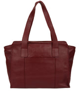 'Alexandra' Red Leather Handbag image 3