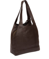 'Colette' Chocolate Leather Handbag image 3