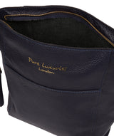 'Tamzin' Ink Leather Shoulder Bag image 4