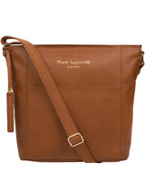 'Tamzin' Tan Leather Shoulder Bag Pure Luxuries London
