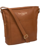 'Tamzin' Tan Leather Shoulder Bag Pure Luxuries London