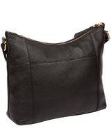 'Lachele' Black Leather Shoulder Bag  image 3