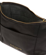 'Lachele' Black Leather Shoulder Bag  image 4