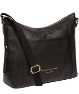 'Lachele' Black Leather Shoulder Bag  image 6