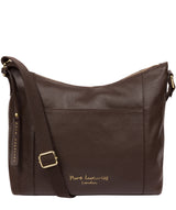 'Lachele' Chocolate Leather Shoulder Bag  image 1