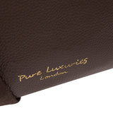 'Lachele' Chocolate Leather Shoulder Bag  image 5