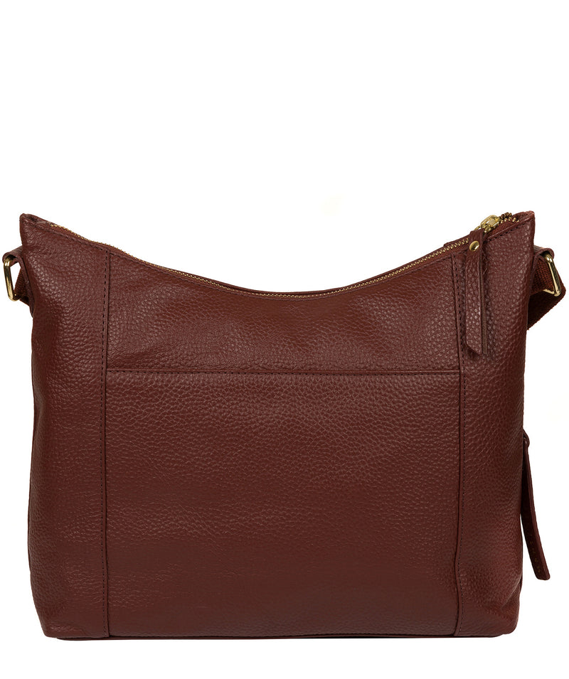'Lachele' Cognac Leather Shoulder Bag image 3