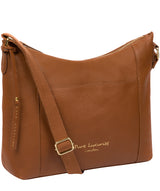 'Lachele' Tan Leather Shoulder Bag  image 6
