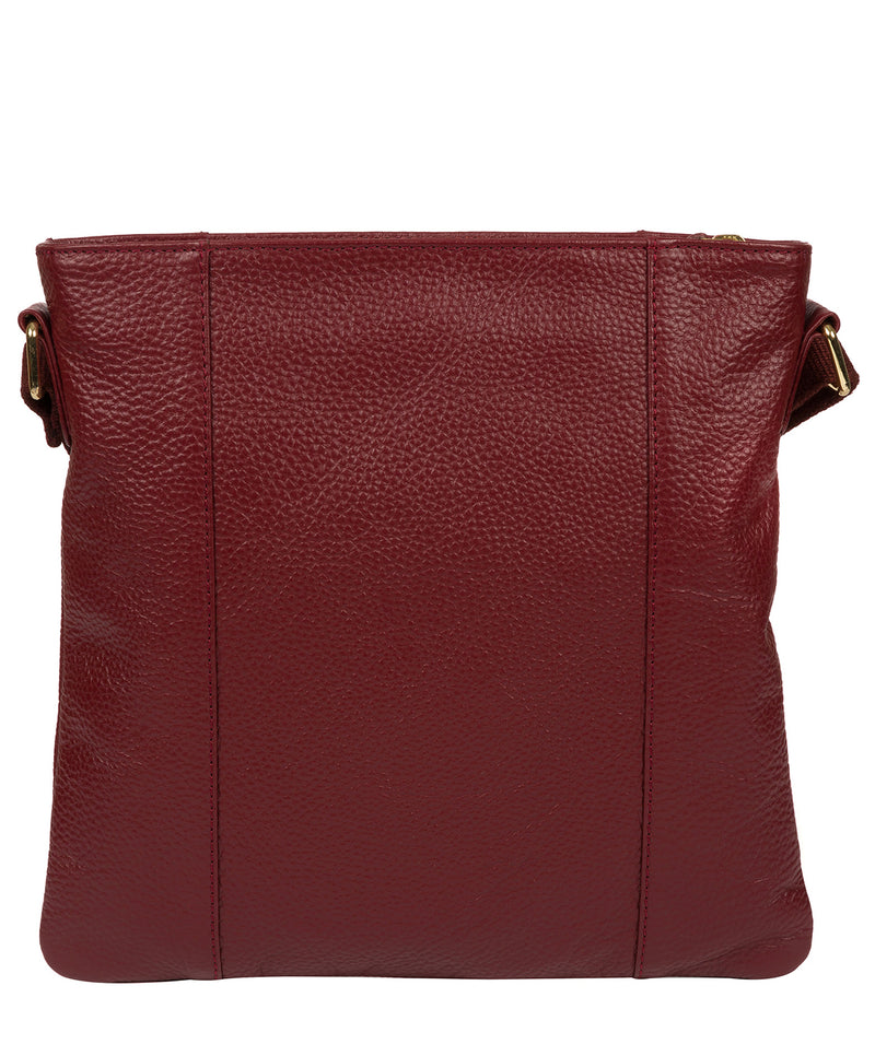 'Kayley' Red Leather Cross Body Bag image 5