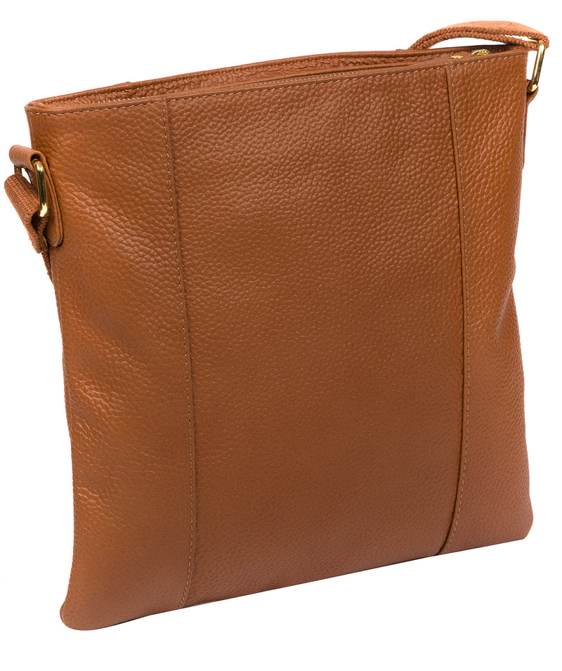'Kayley' Tan Leather Cross Body Bag image 3