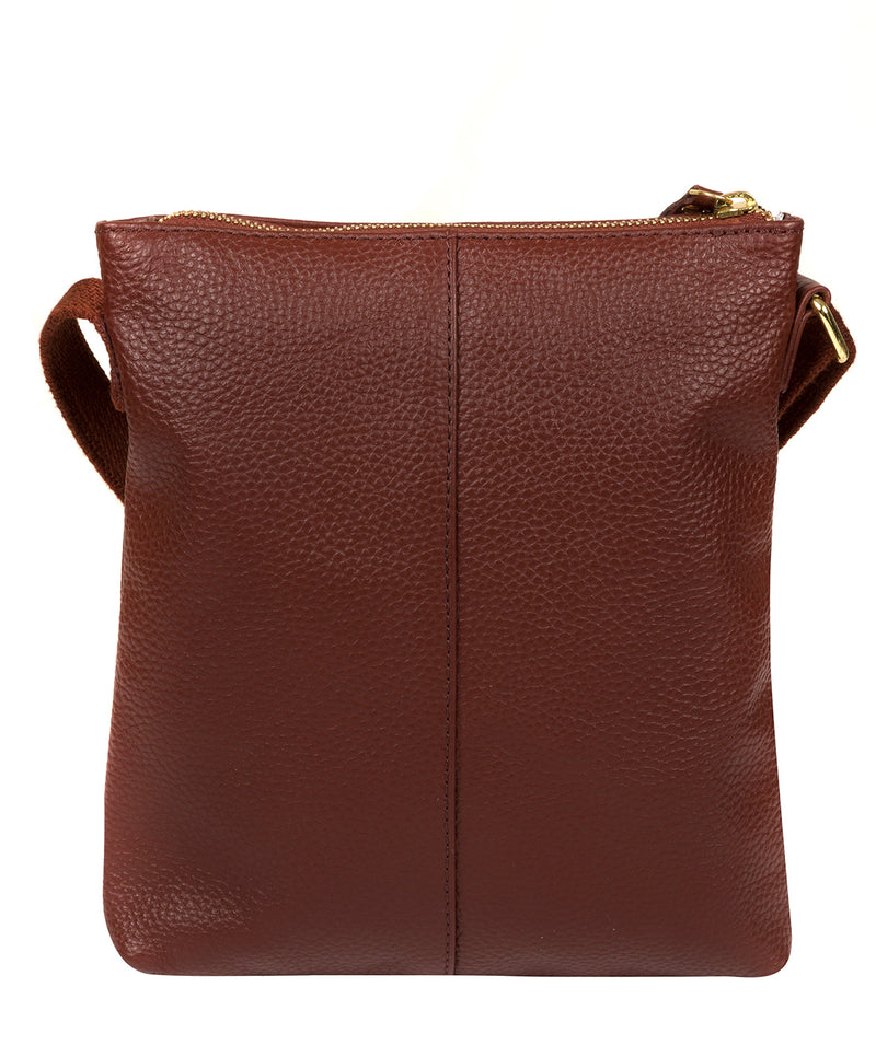 'Belinda' Cognac' Leather Cross Body Bag image 3