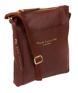 'Belinda' Cognac' Leather Cross Body Bag image 5