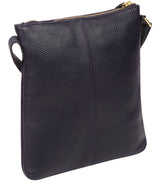 'Belinda' Ink Leather Cross Body Bag Pure Luxuries London