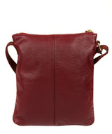 'Belinda' Red Leather Cross Body Bag image 3