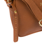 'Laine' Tan Leather Cross Body Bag image 5