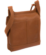 'Lea' Tan Leather Cross Body Bag image 3