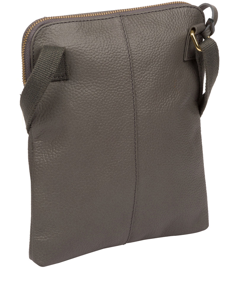 'Maisie' Grey Leather Cross Body Bag  image 3