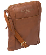 'Maisie' Tan Leather Cross Body Bag