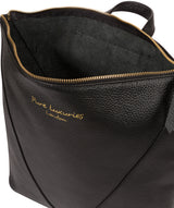'Arti' Black Leather Backpack image 4