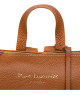 'Arti' Tan Leather Backpack image 6