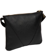 'Lupita' Black Leather Cross Body Bag image 3