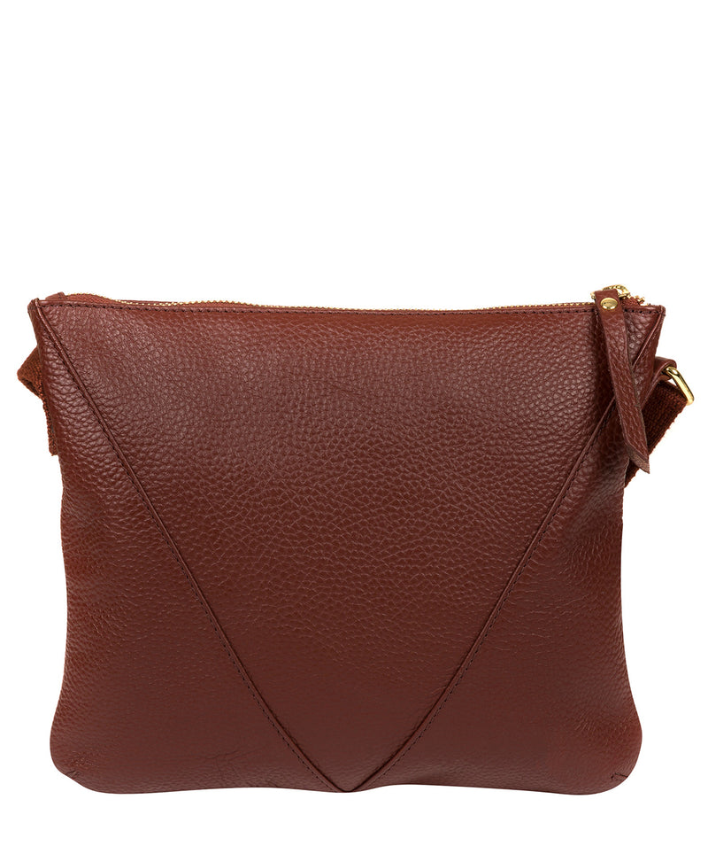 'Lupita' Cognac Leather Cross Body Bag Pure Luxuries London
