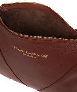 'Lupita' Cognac Leather Cross Body Bag Pure Luxuries London