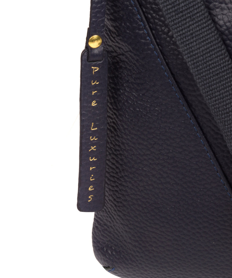 'Lupita' Ink Leather Cross Body Bag image 6