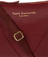 'Lupita' Red Leather Cross Body Bag image 6