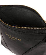 'Rena' Black Leather Cross Body Bag image 4