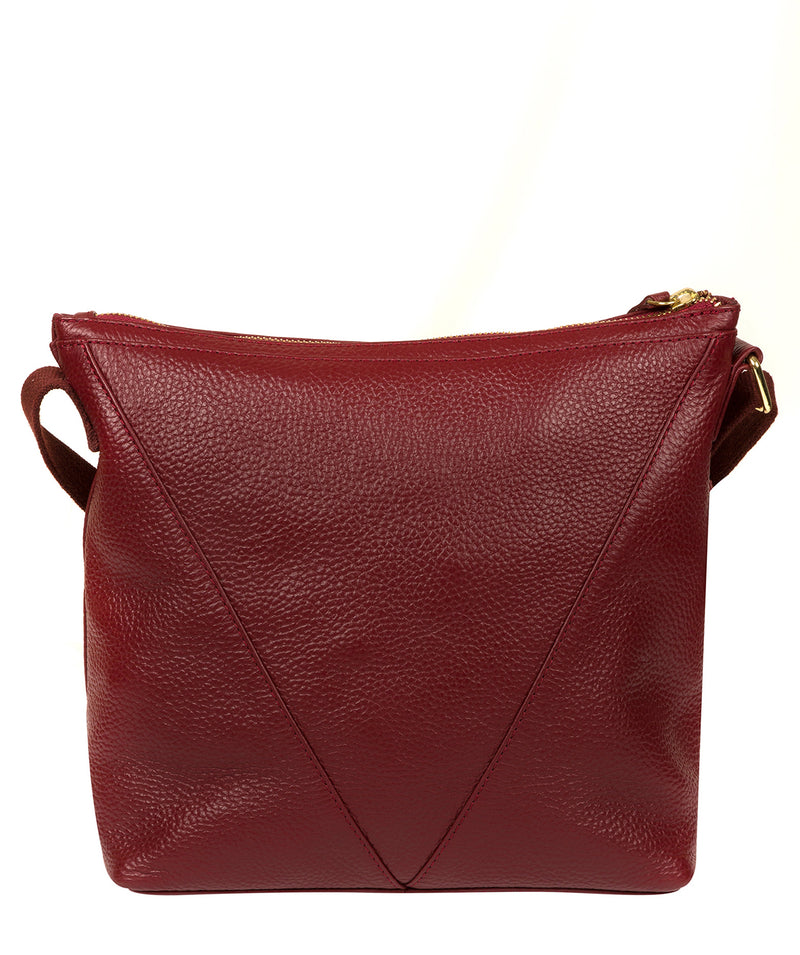 'Rena' Red Leather Cross Body Bag image 3