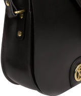 'Ambleside' Black Leather Cross Body Bag image 6