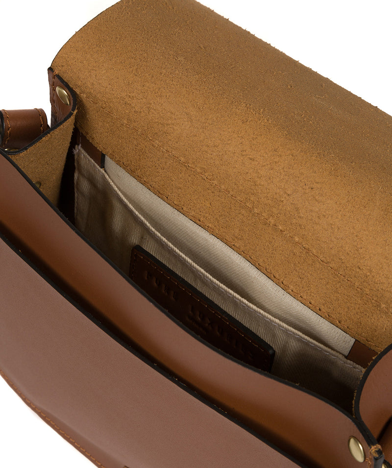'Coniston' Tan Leather Cross Body Bag image 4