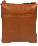 'Briony' Hazelnut Leather Cross Body Bag image 3