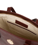 'Calista' Chestnut Leather Tote Bag image 4