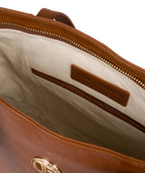 'Calista' Hazelnut Leather Tote Bag image 4