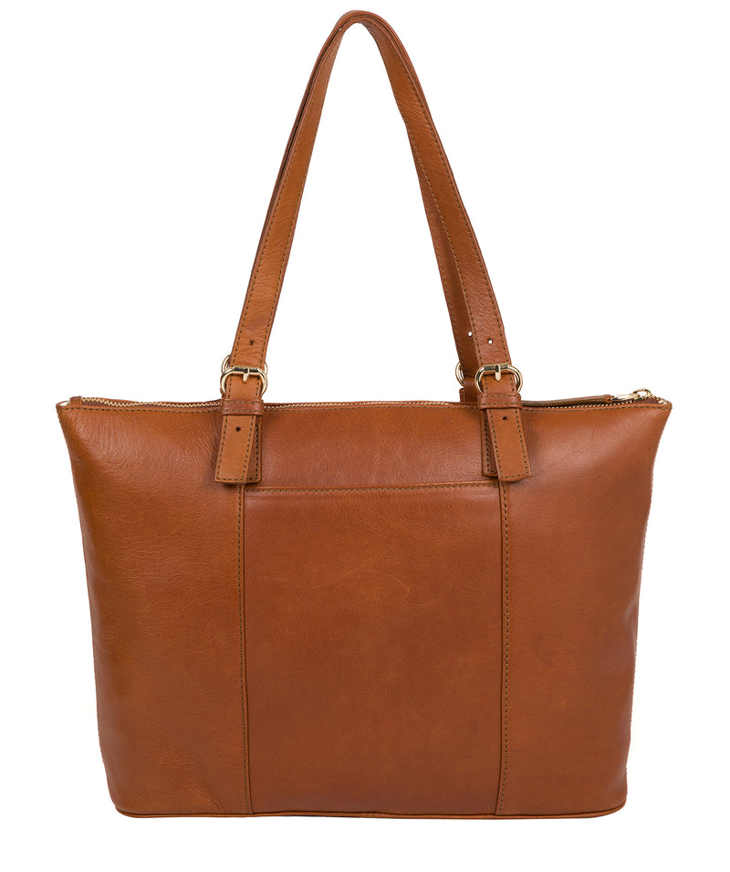 'Aster' Hazelnut Leather Tote Bag image 3