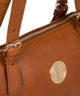 'Aster' Hazelnut Leather Tote Bag image 7