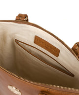 'Aster' Saddle Tan Leather Tote Bag image 4