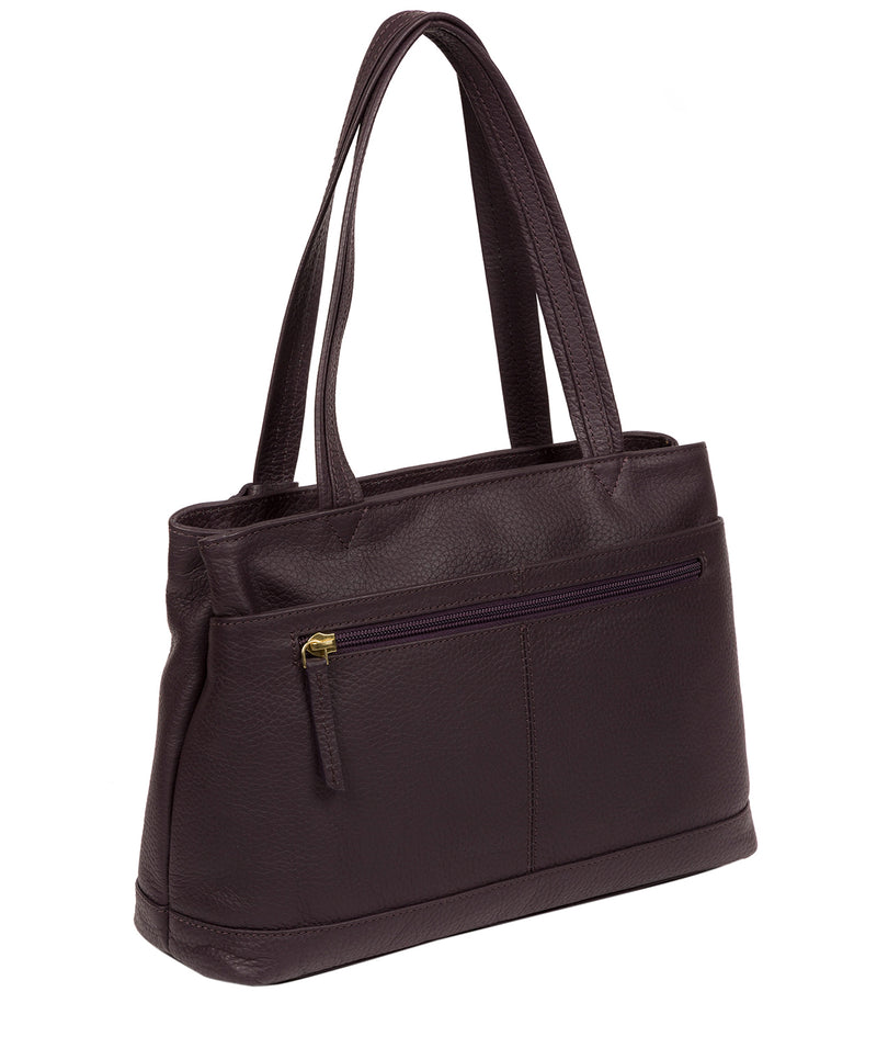 'Linton' Plum Leather Handbag  image 3