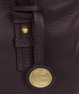 'Linton' Plum Leather Handbag  image 6