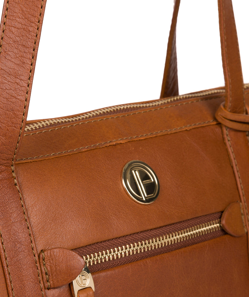 'Willow' Hazelnut Leather Tote Bag image 7