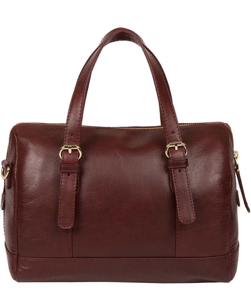 'Iris' Chestnut Leather Handbag image 3