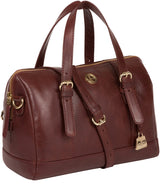 'Iris' Chestnut Leather Handbag image 5