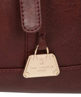'Iris' Chestnut Leather Handbag image 6