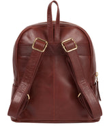 'Cora' Chestnut Leather Backpack image 3