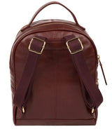 'Lunaria' Chestnut Leather Backpack image 3